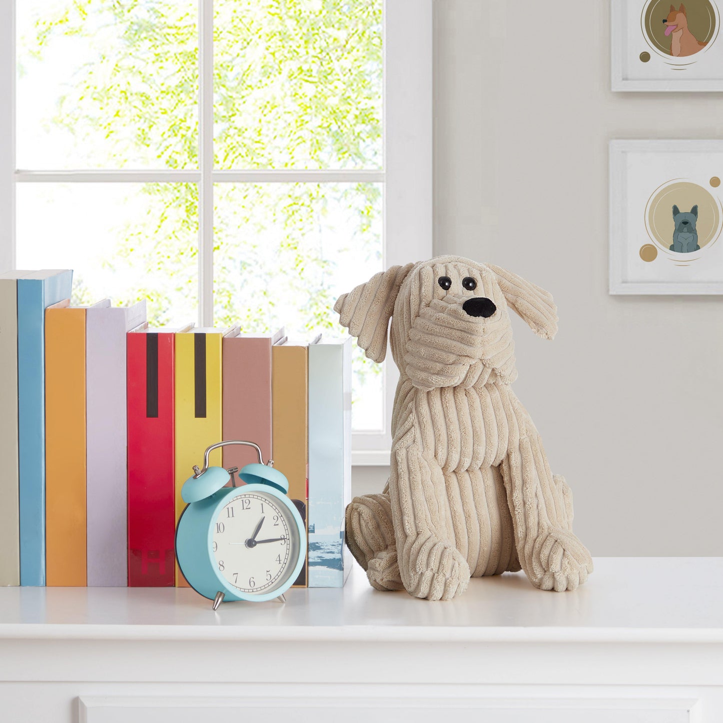 Cooper the Corduroy Dog Door Stopper (3 Branding Options) - (Case of 4) - The Draft Stop Wholesale Portal