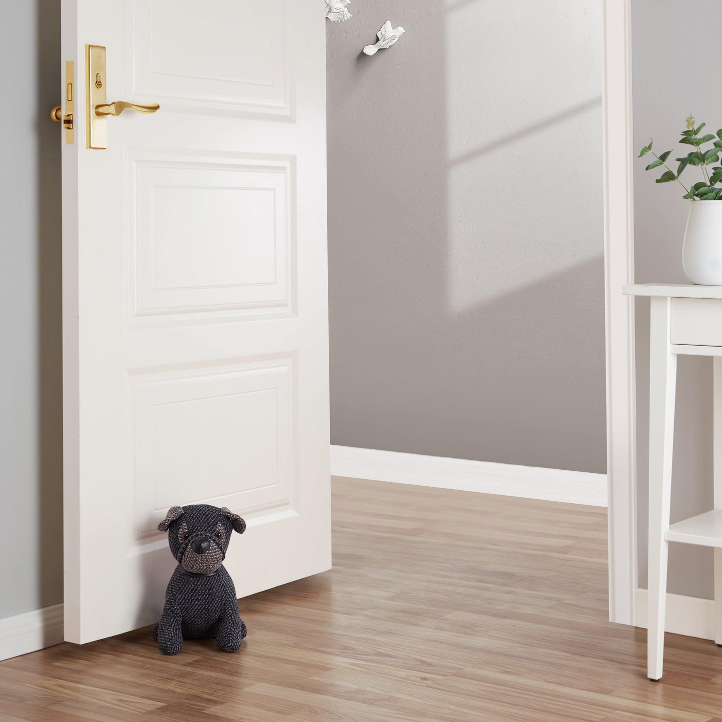 Hershel the Dog Door Stopper (3 Branding Options) - - The Draft Stop Wholesale Portal
