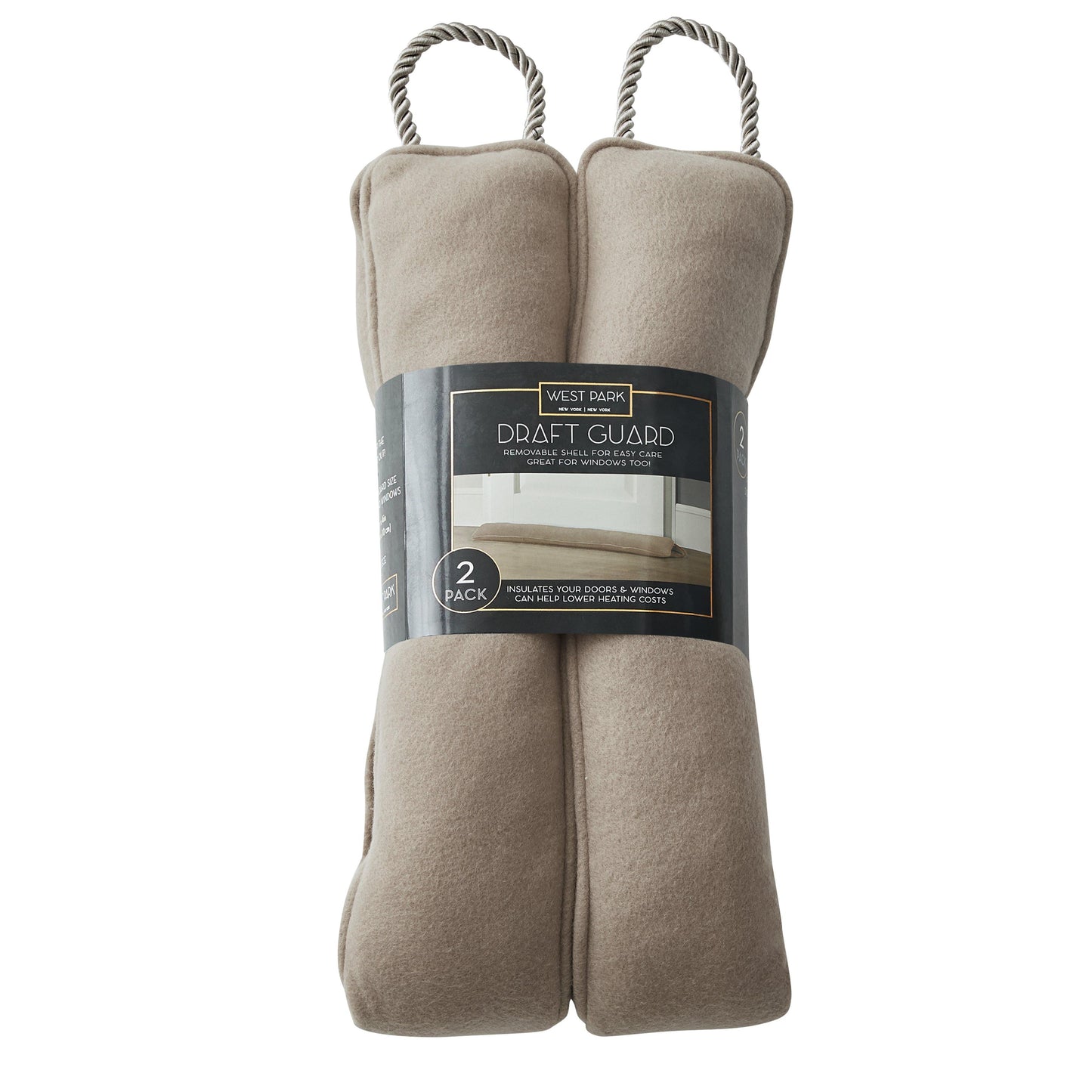 Fleece Draft Guard 2-Pack - West Park (Case of 4) - The Draft Stop Wholesale Portal